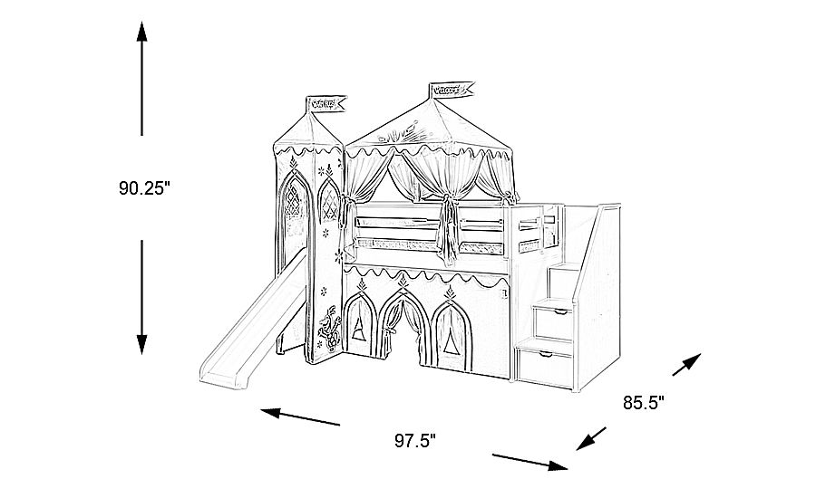 Frozen clearance loft bed
