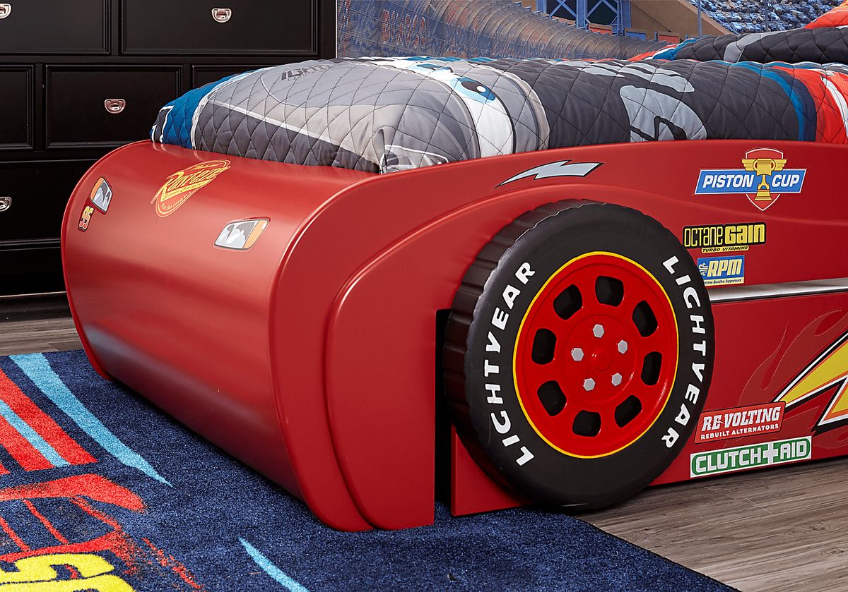 Disney Cars Red Colors 4 Pc Twin Trundle Bed | Rooms to Go