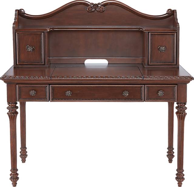 Disney Princess Cherry Desk w/Vanity Mirror & Hutch - Thumbnail - Image 1