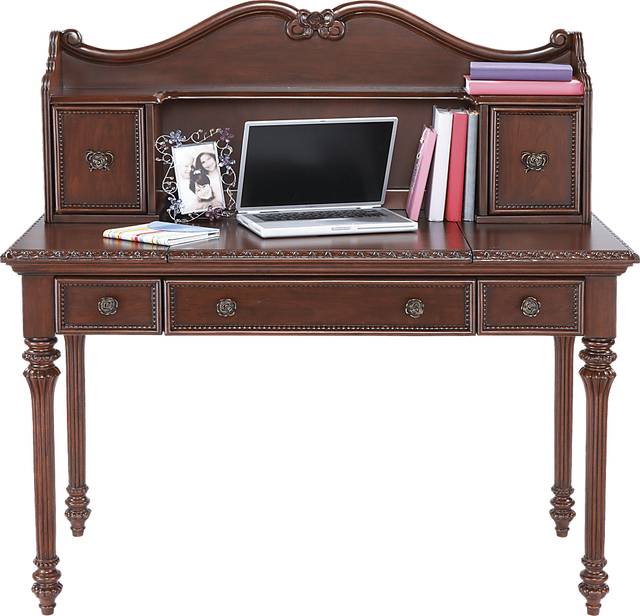 Disney Princess Cherry Desk w/Vanity Mirror & Hutch - Thumbnail - Image 2
