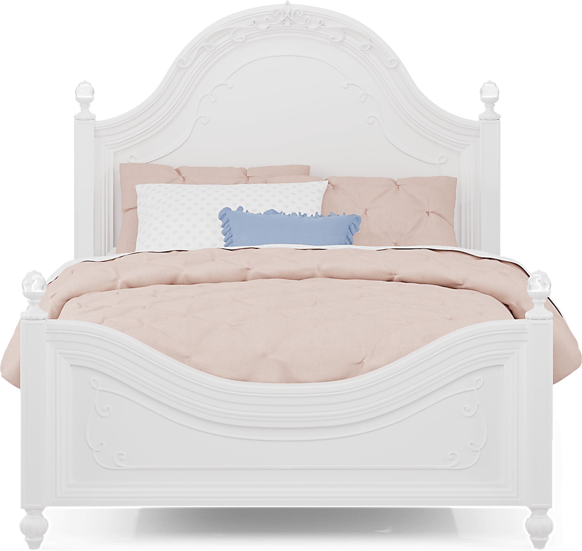 Disney Princess Sparkle White Twin Canopy Bedroom - Image 5