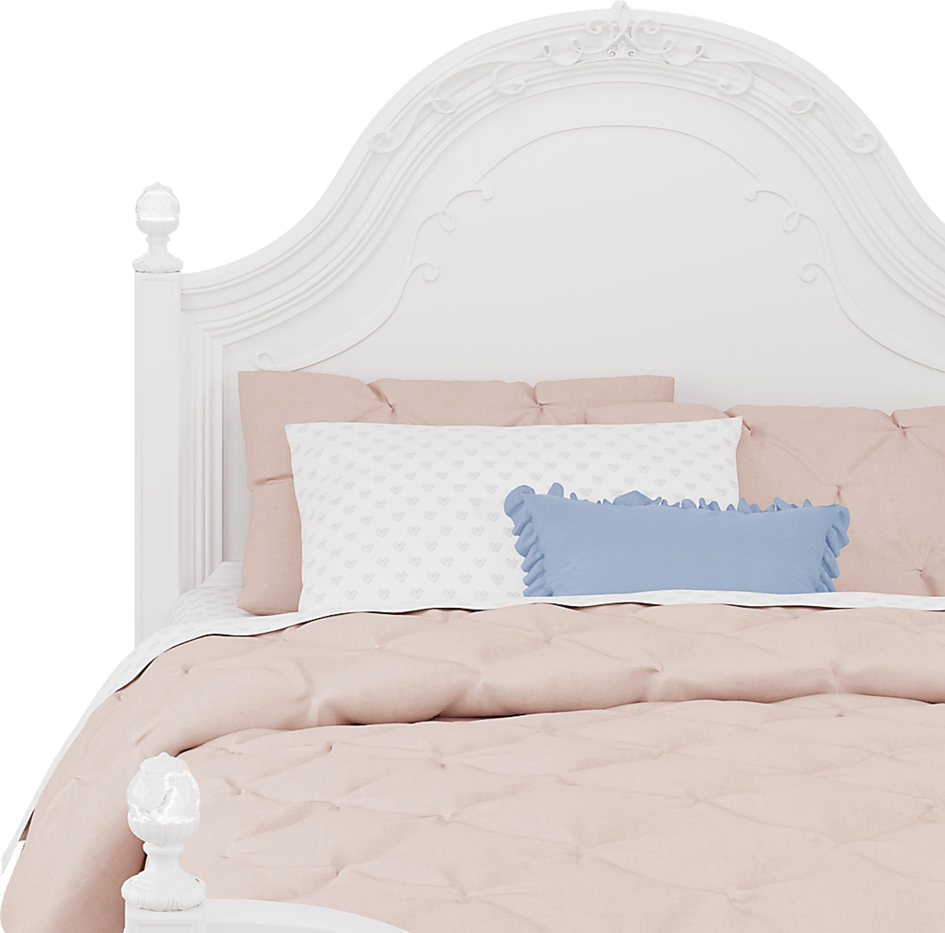 Disney Princess Sparkle White Twin Canopy Bedroom - Image 8