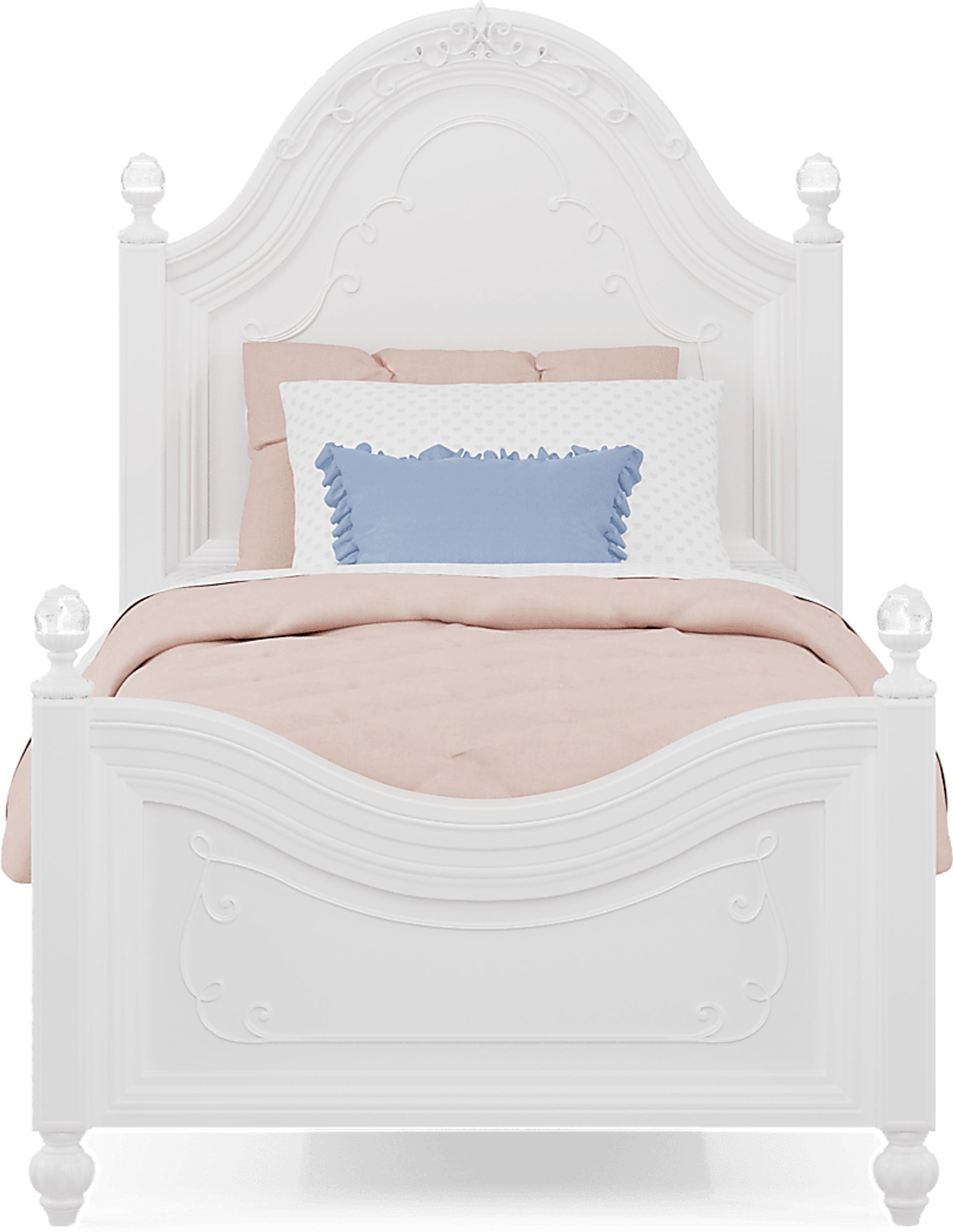 Disney Princess Sparkle White Twin Castle Bedroom - Image 5