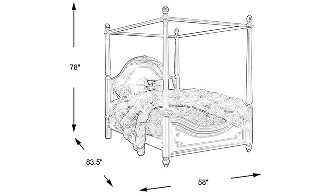 Dimension Image. Please refer to the Dimension Tab on this page for dimension details.