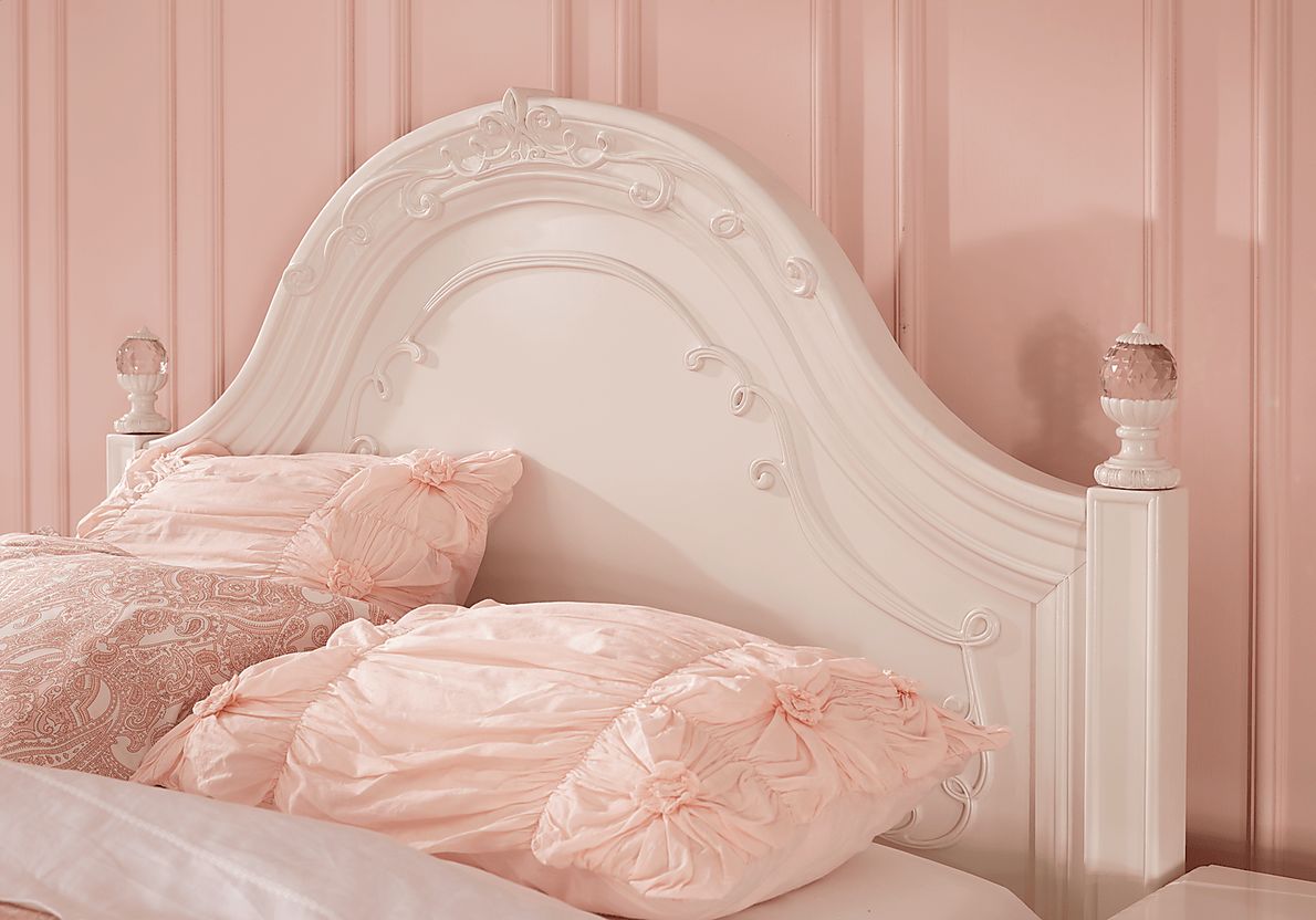Disney Princess Dreamer White 5 Pc Full Panel Bedroom