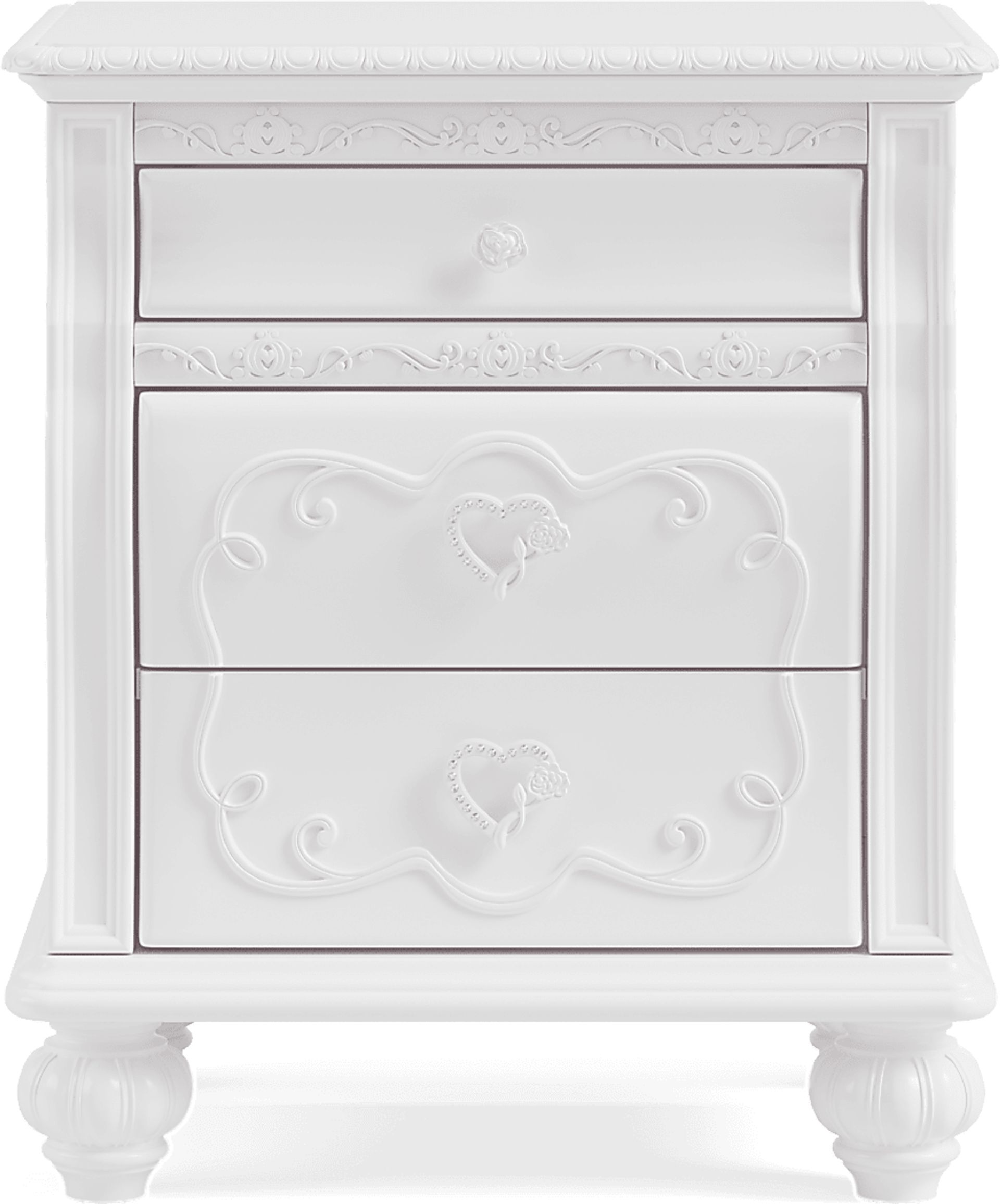 Disney Princess Dreamer White Nightstand - Image 1
