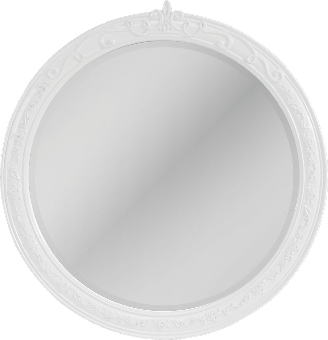 Disney Princess Dreamer White Round Mirror