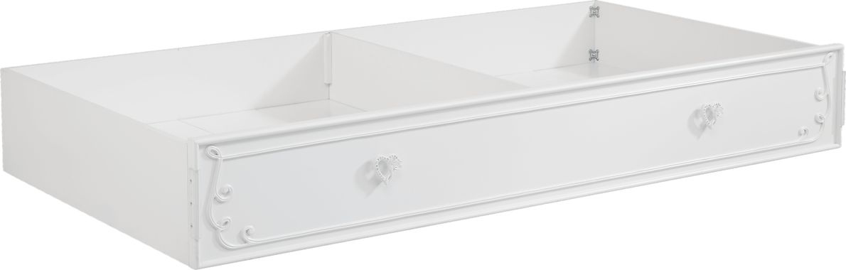 Disney Princess Dreamer White Twin Storage Trundle