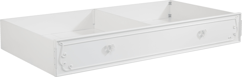 Disney Princess White Twin Storage Trundle