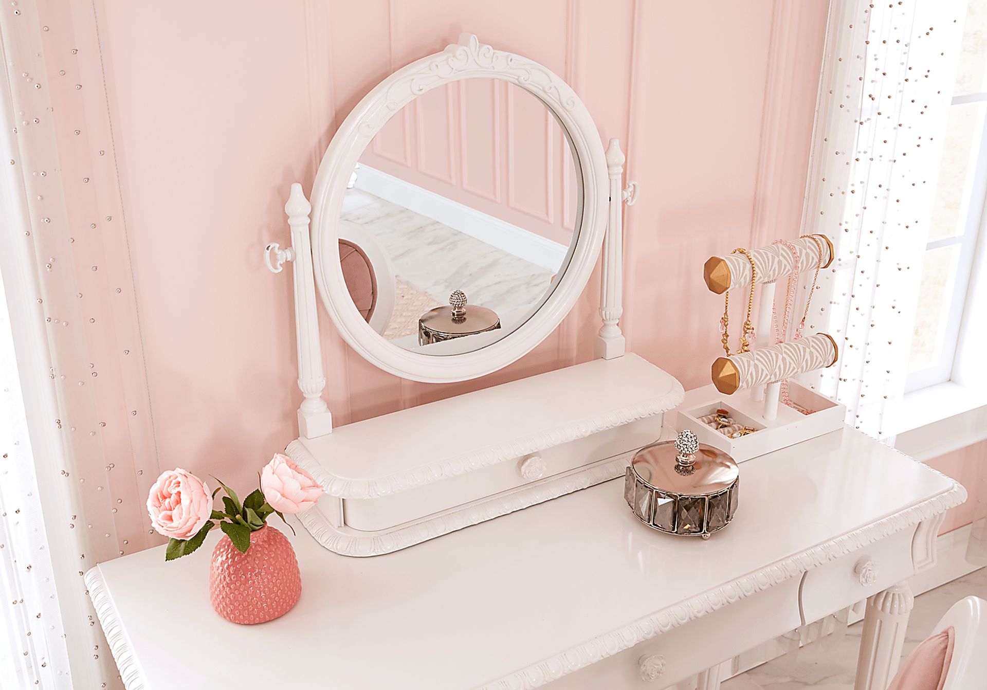 Disney Princess Dreamer White Vanity Set - Image 4