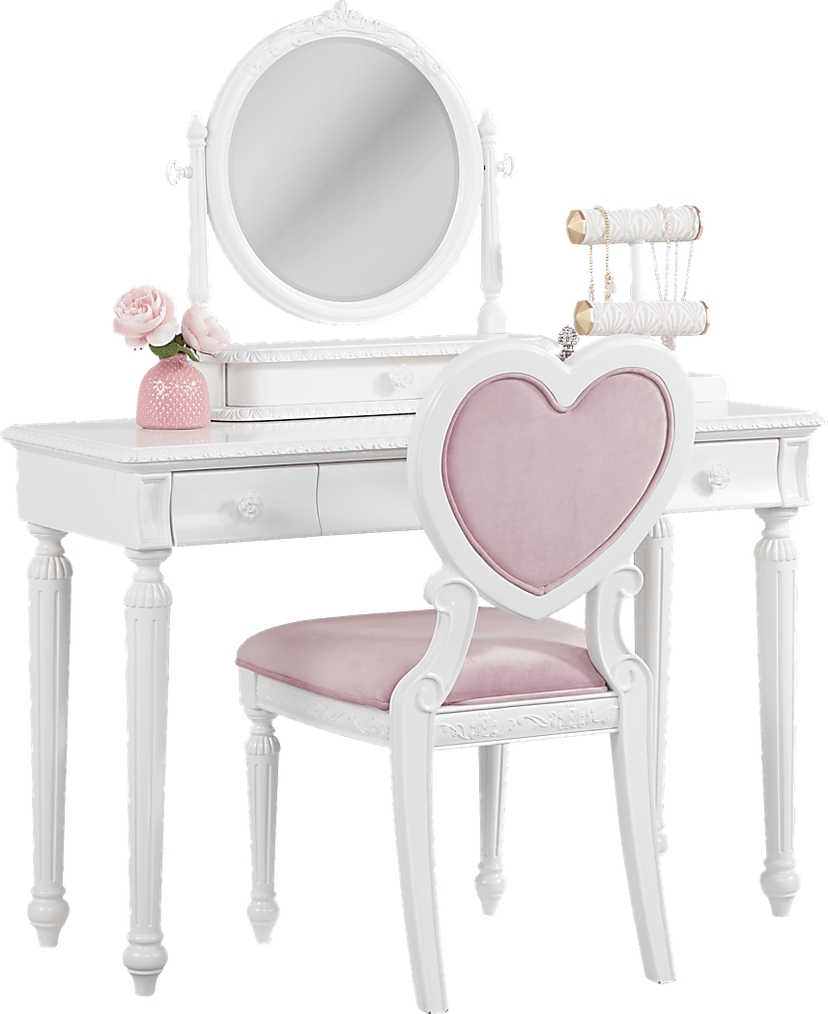 Disney Princess Dreamer White Vanity Set