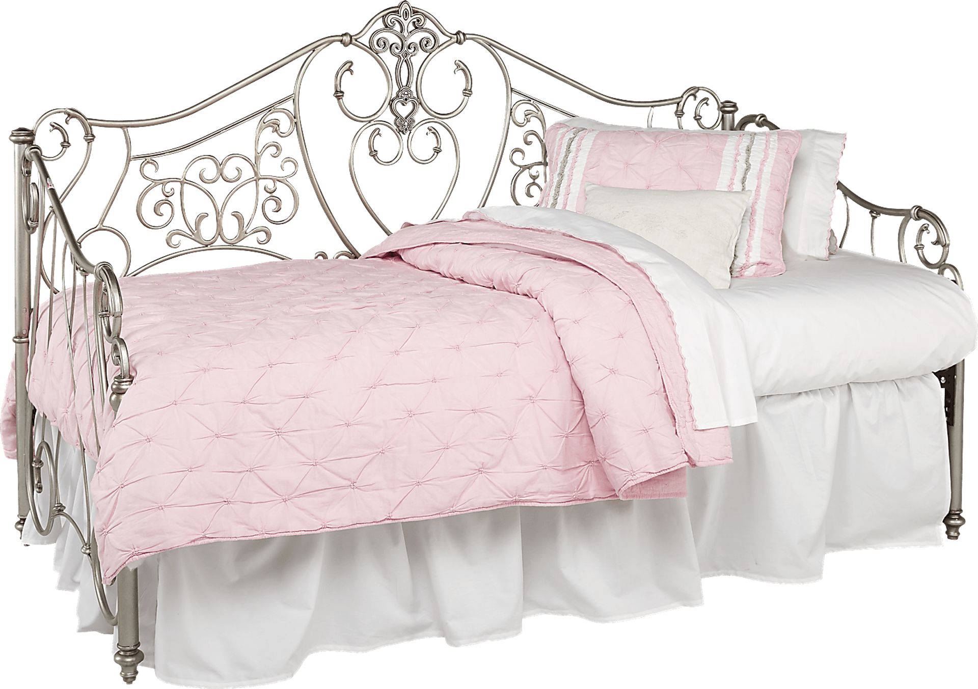 Disney Princess Enchanted Kingdom Iron 3 Pc Daybed - Image 1
