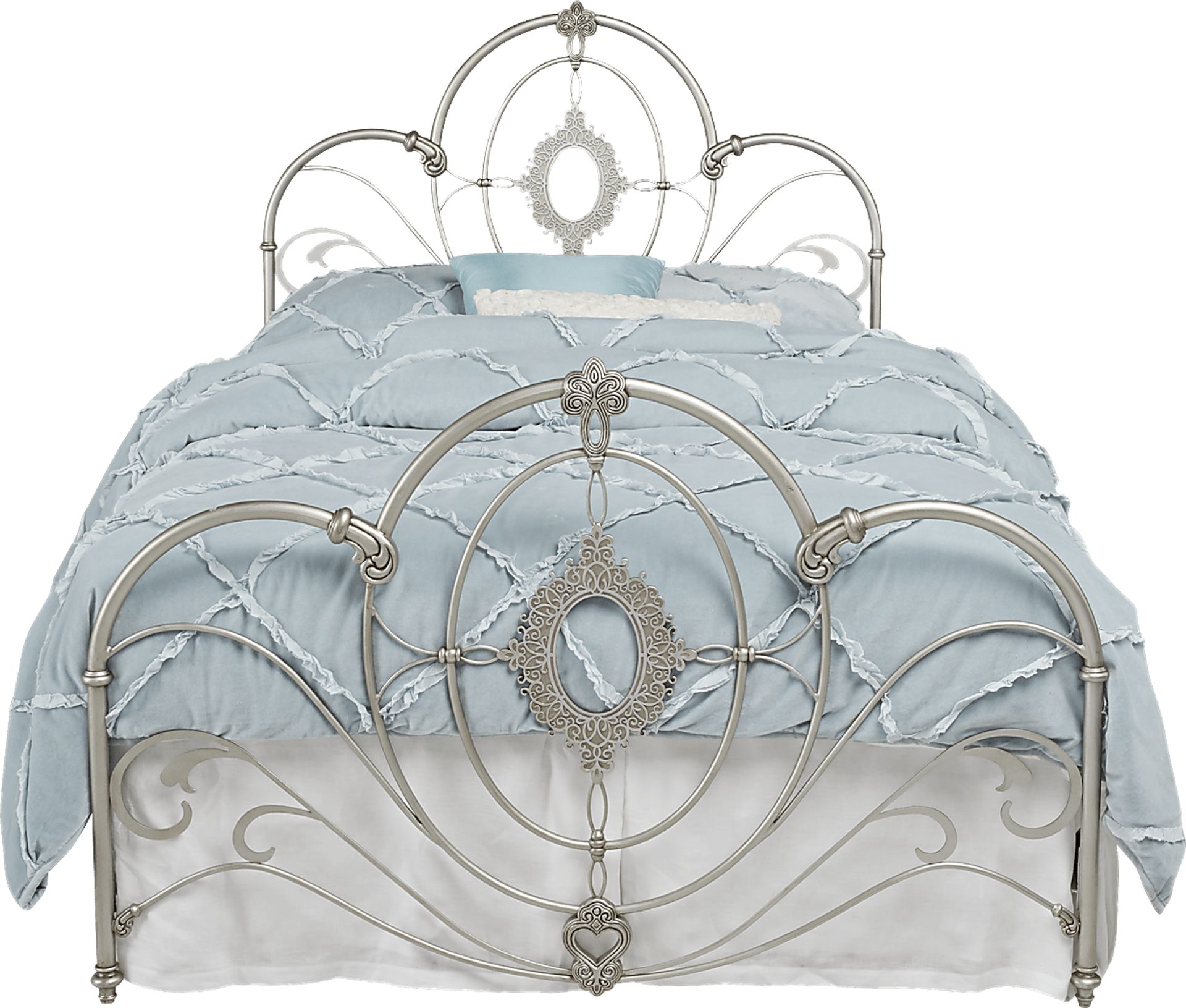 Disney Princess Enchanted Kingdom Iron 3 Pc Full Panel Bed - Image 1