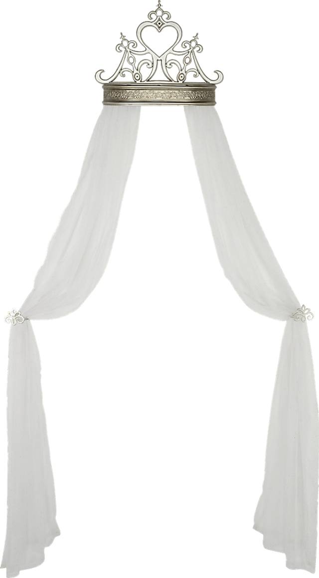 Disney Princess Enchanted Kingdom Iron Crown Canopy Set - Thumbnail - Image 1