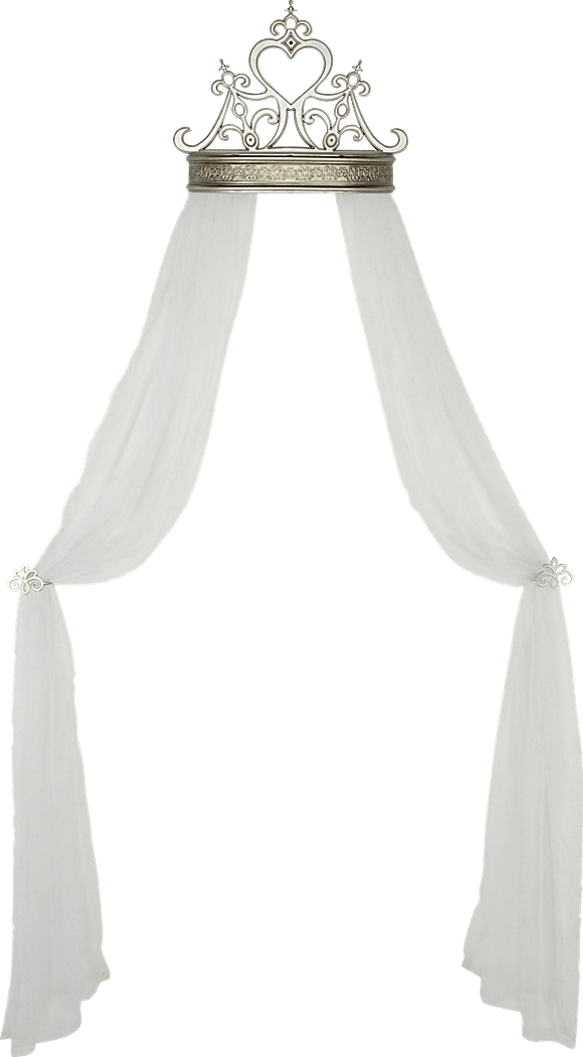 Disney Princess Enchanted Kingdom Iron Crown Canopy Set - Image 1