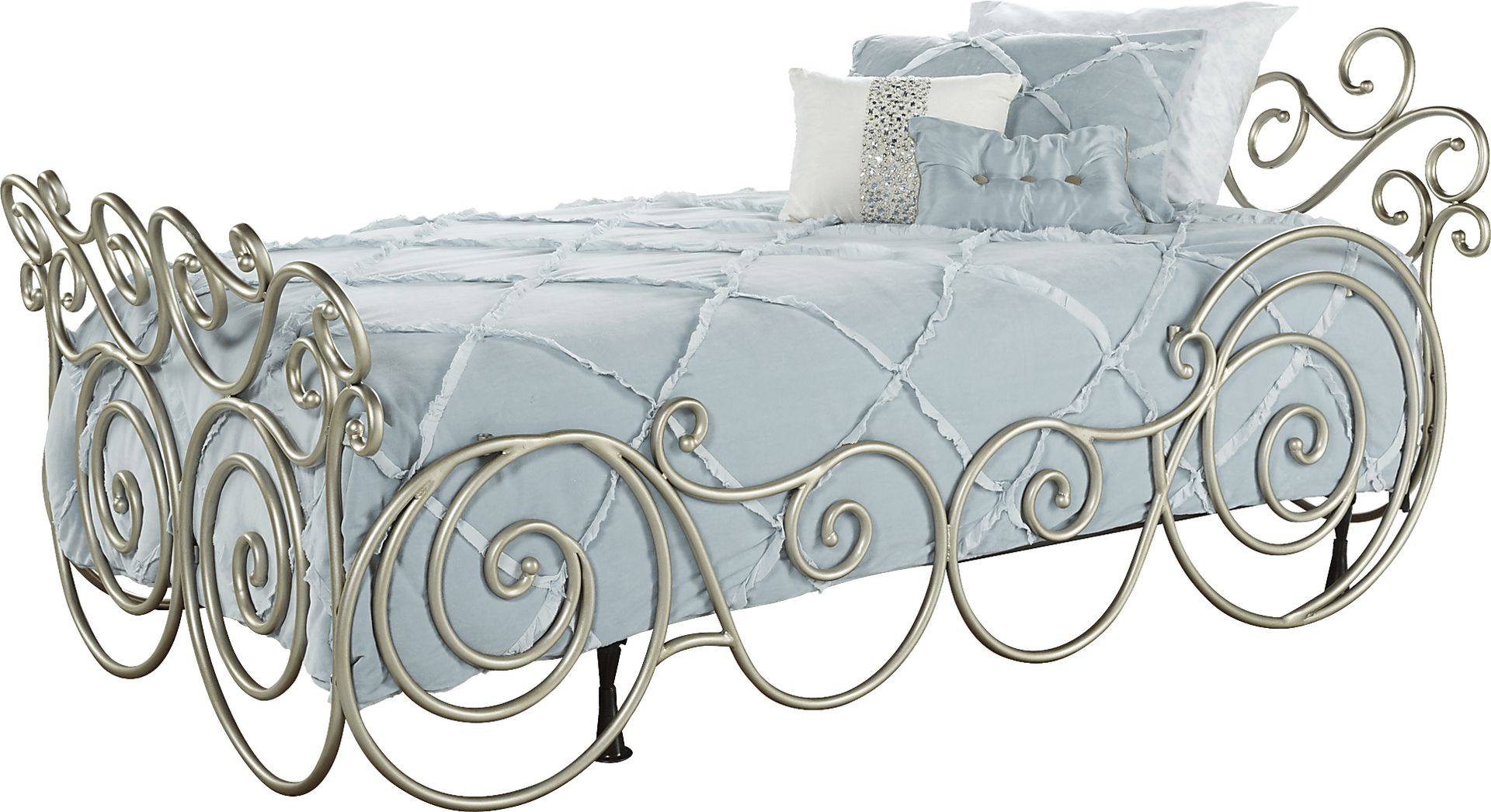 Disney Princess Fairytale Metal Twin Carriage Daybed - Image 1