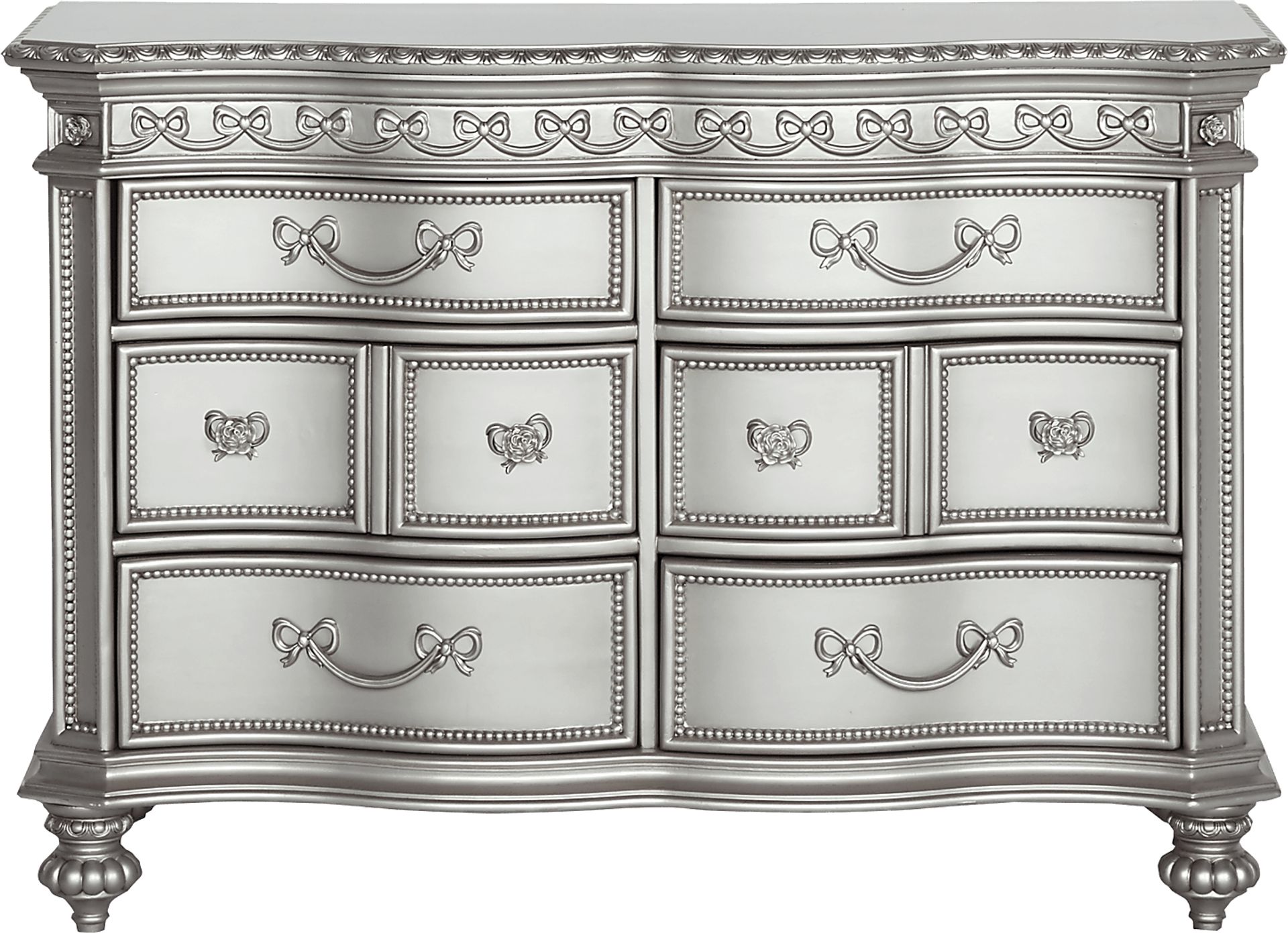 Disney Princess Fairytale Platinum 5 Pc Full Sleigh Bedroom - Image 3