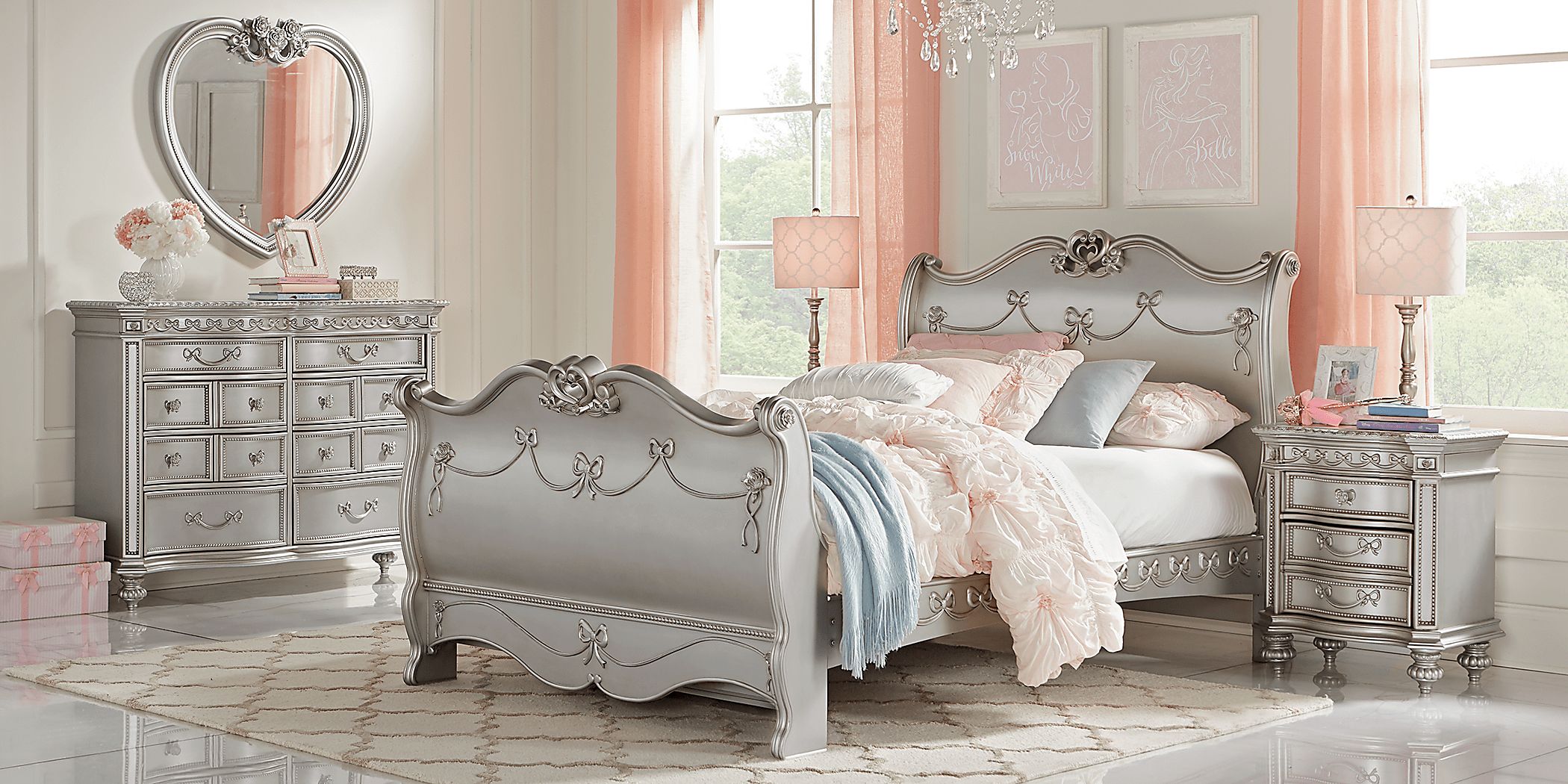 Princess full on sale bedroom set