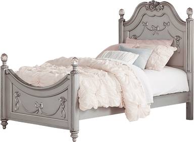 3 pc twin poster bed