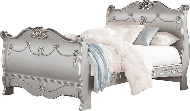 Disney Princess Fairytale Platinum 3 Pc Twin Sleigh Bed