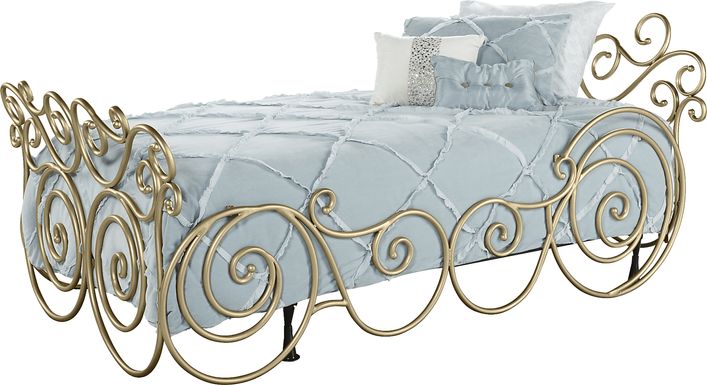 Disney Princess Fairytale Royal Gold 3 Pc Full Carriage Bed
