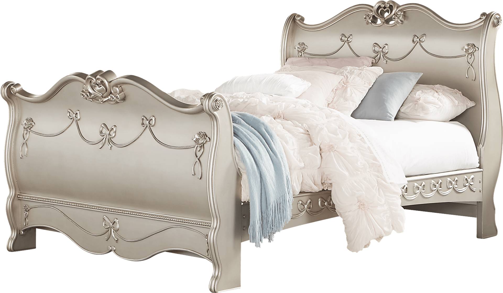 3 pc twin sleigh bed