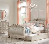 Disney Princess Fairytale Silver 5 Pc Twin Sleigh Bedroom