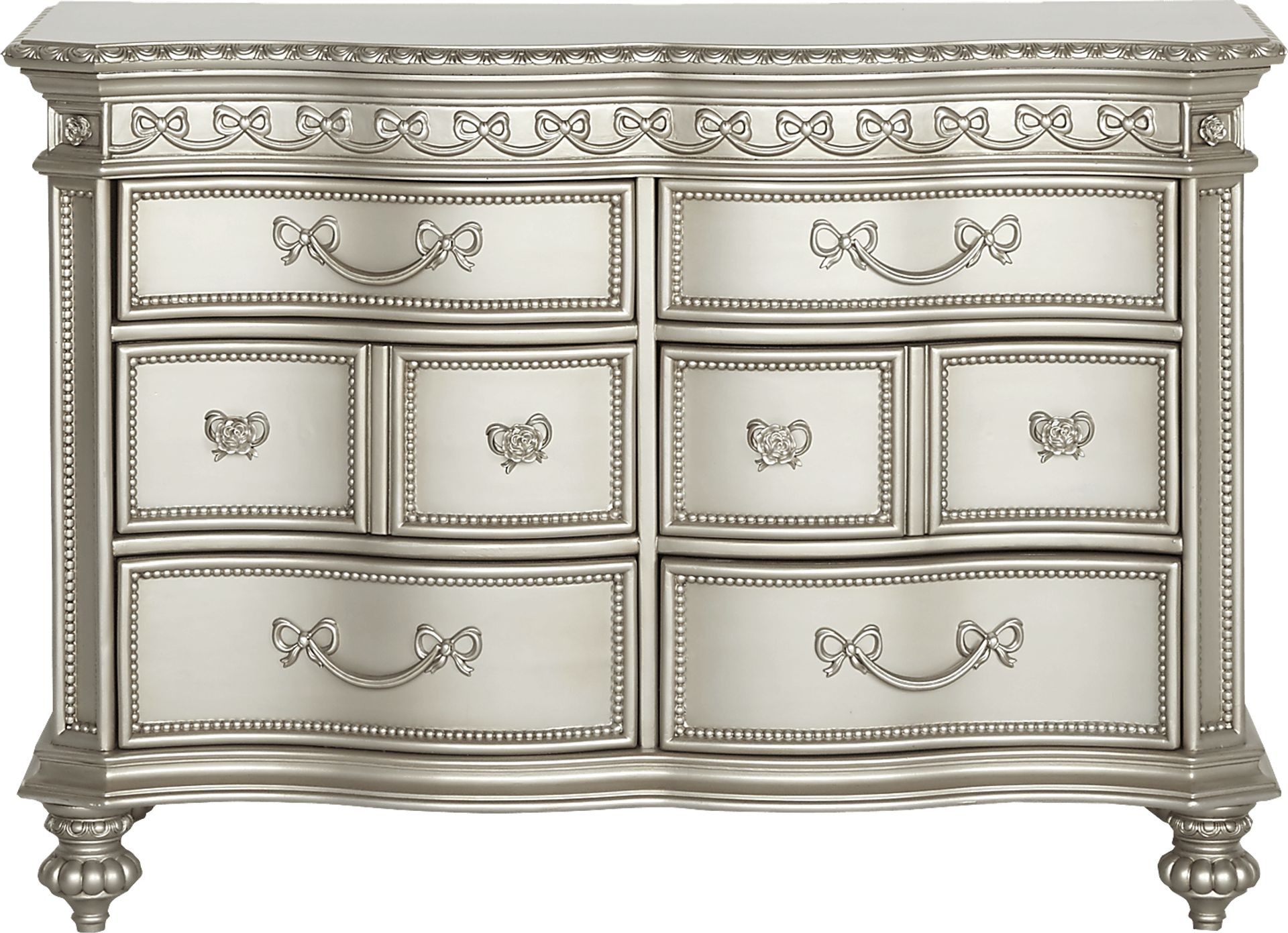 Disney Princess Fairytale Silver 5 Pc Twin Sleigh Bedroom - Image 4