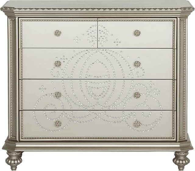Disney Princess Fairytale Silver Jeweled Carriage Cabinet - Thumbnail - Image 1
