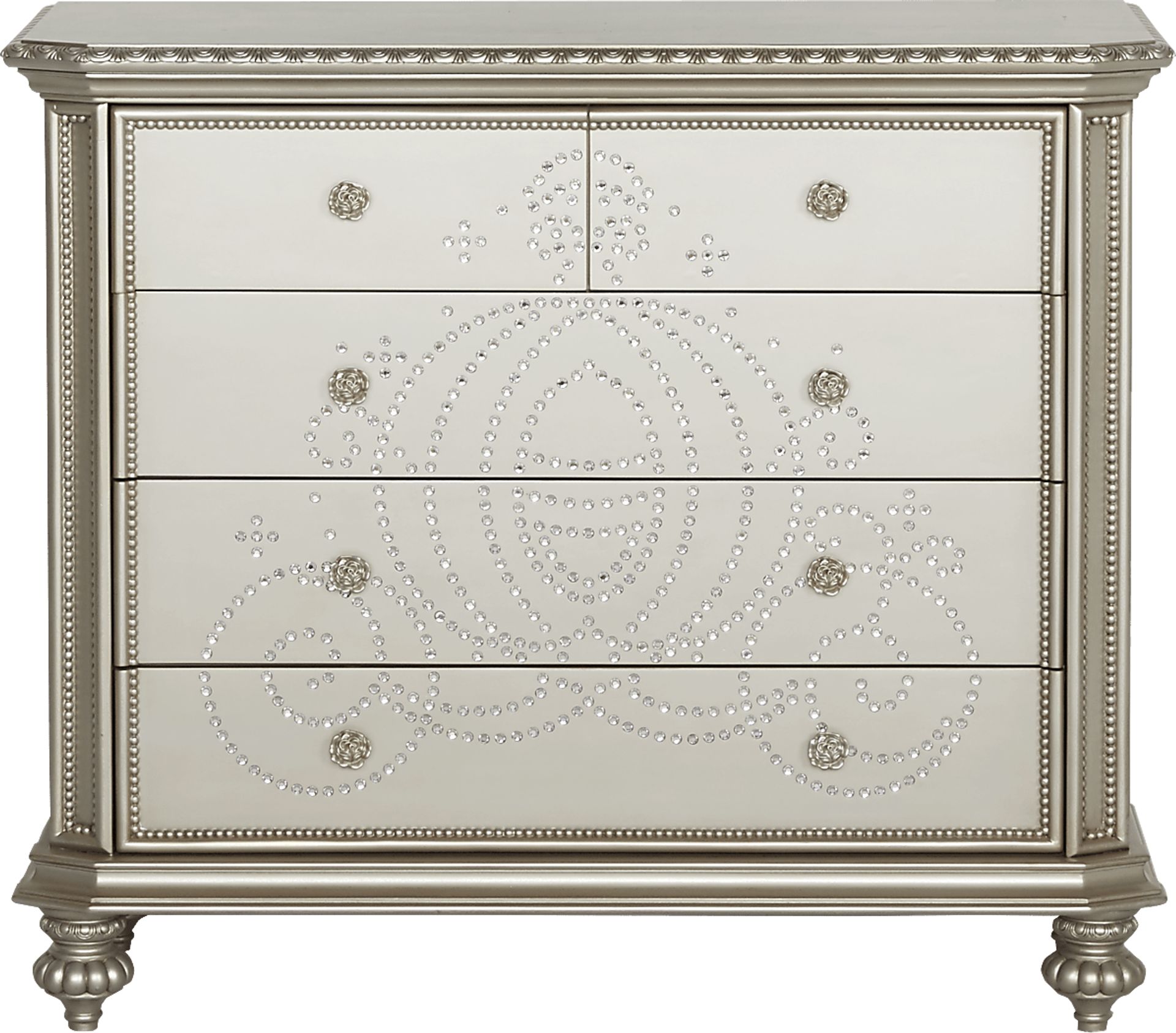 Disney Princess Fairytale Silver Jeweled Carriage Cabinet - Image 1