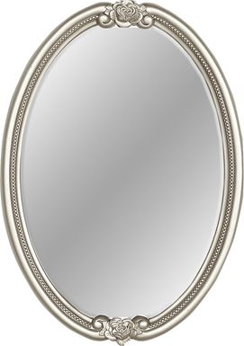 Disney Princess Fairytale Silver Oval Mirror