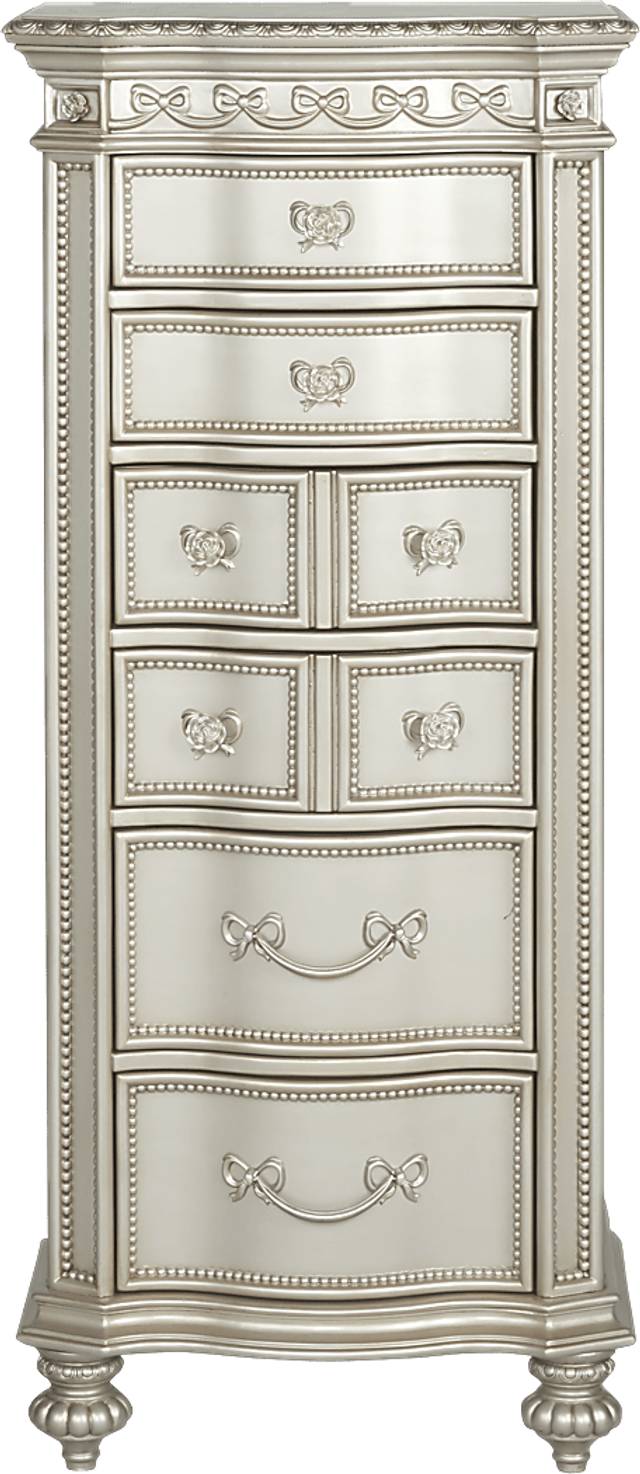 Disney Princess Fairytale Silver Tall Chest - Thumbnail - Image 1
