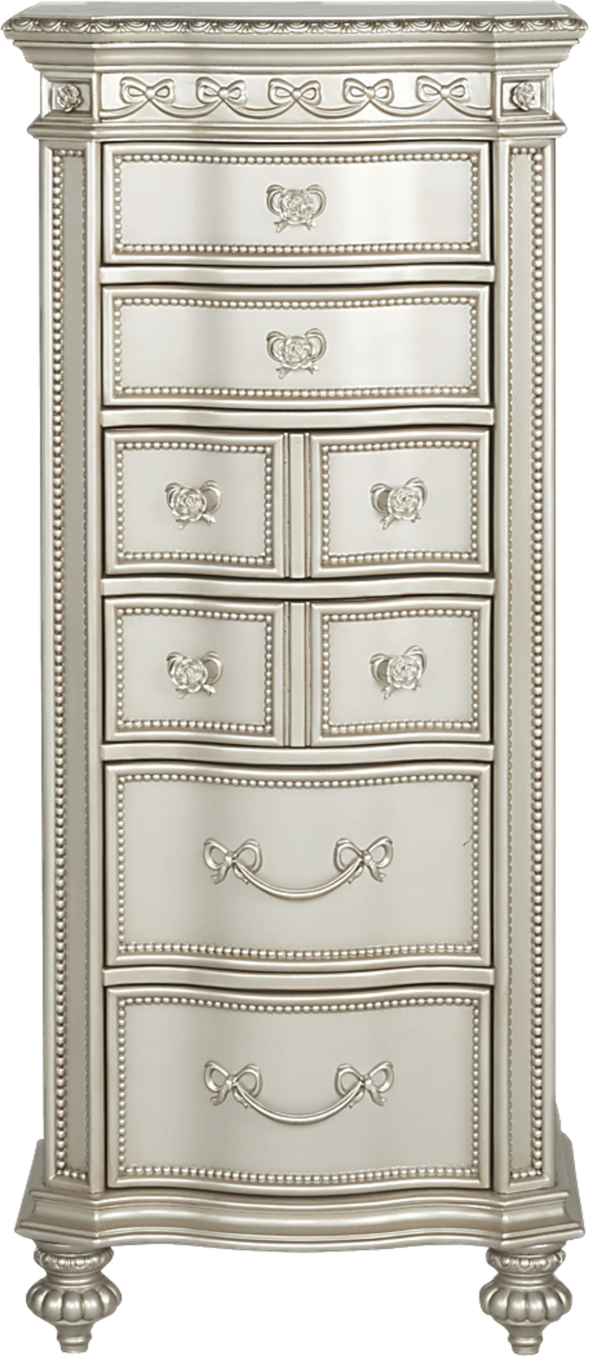 Disney Princess Fairytale Silver Tall Chest - Image 1