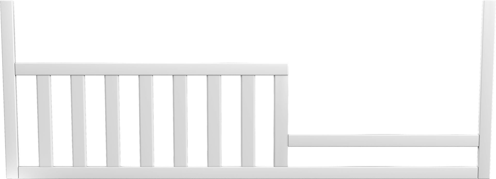 Disney Princess Fairytale White 5 Pc Nursery with Toddler Rails - Image 10