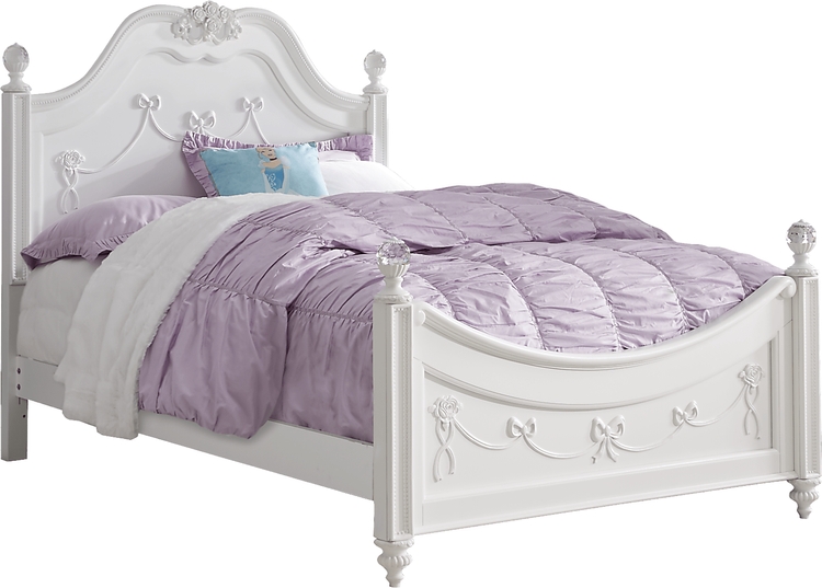 3 pc twin poster bed