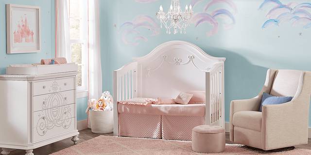 Disney Princess Fairytale White 4 Pc Nursery - Thumbnail - Image 2