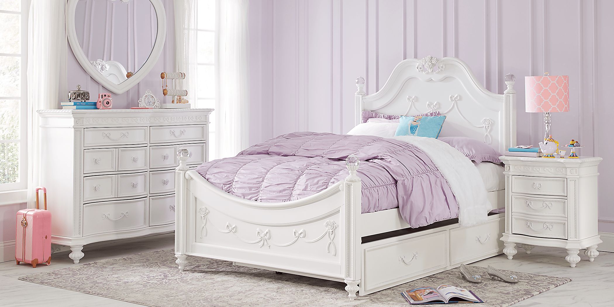 Full size outlet princess bed