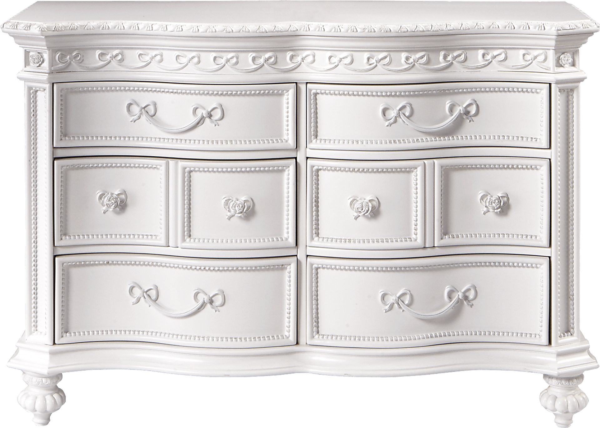 Disney Princess Fairytale White 7 Pc Twin Carriage Bedroom - Image 5