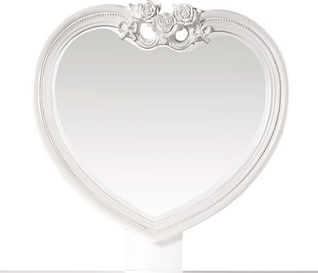 Disney Princess Fairytale White Heart Mirror