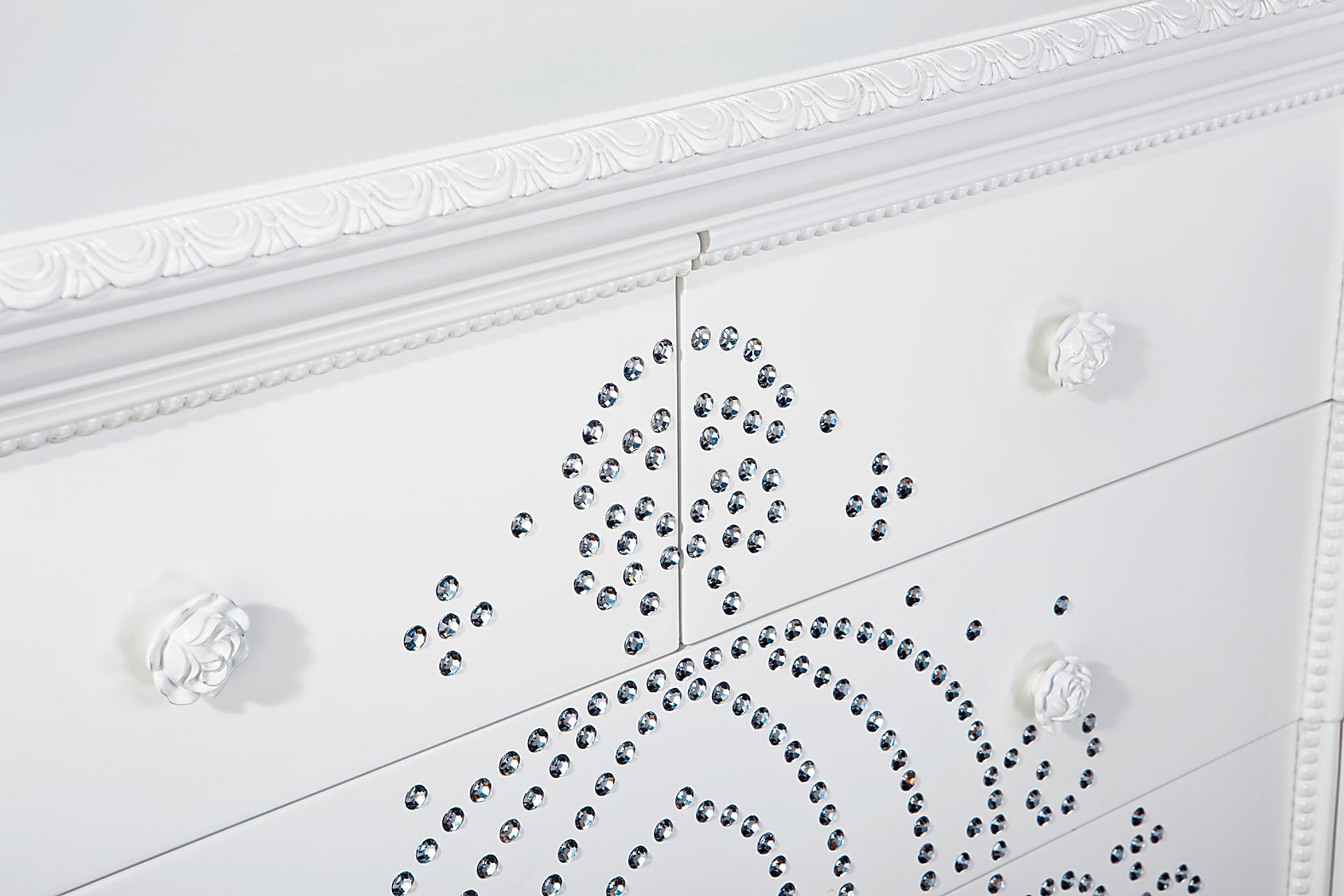 Disney Princess Fairytale White Jeweled Carriage Cabinet - Image 3