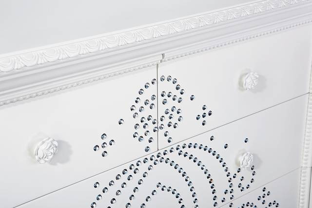 Disney Princess Fairytale White 5 Pc Nursery with Toddler & Conversion Rails - Thumbnail - Image 8