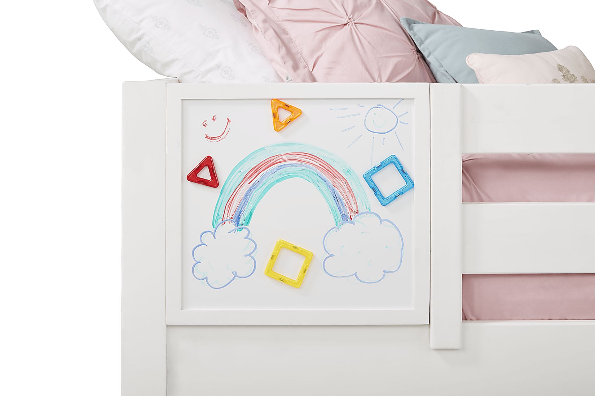 Disney Princess Fairytale White Loft Bed with Activity Panel - Image 3