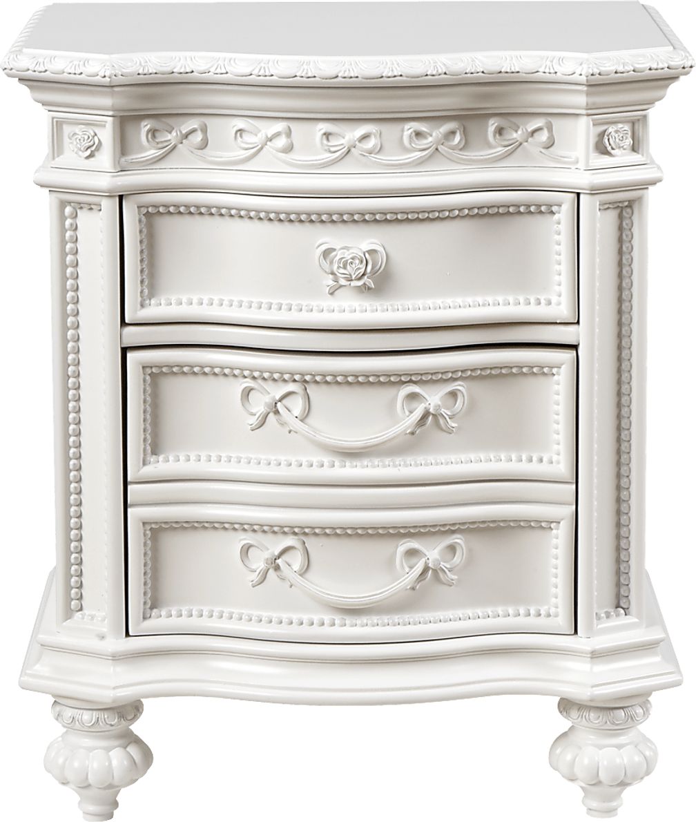 Rooms to deals go white nightstand