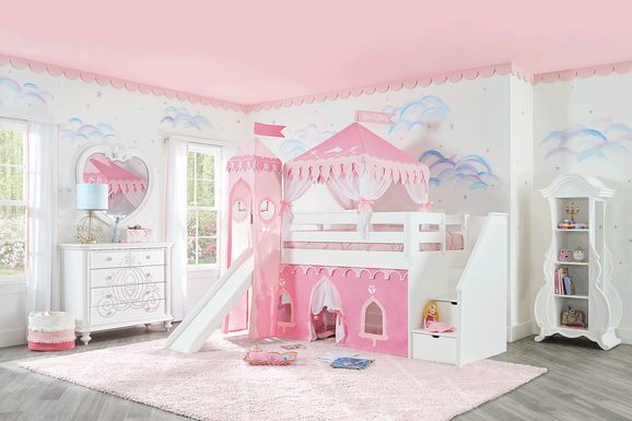 Princess bunk beds for cheap girls