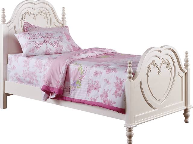 Disney Princess Pearl Twin 3 Pc Panel Bed - Thumbnail - Image 1