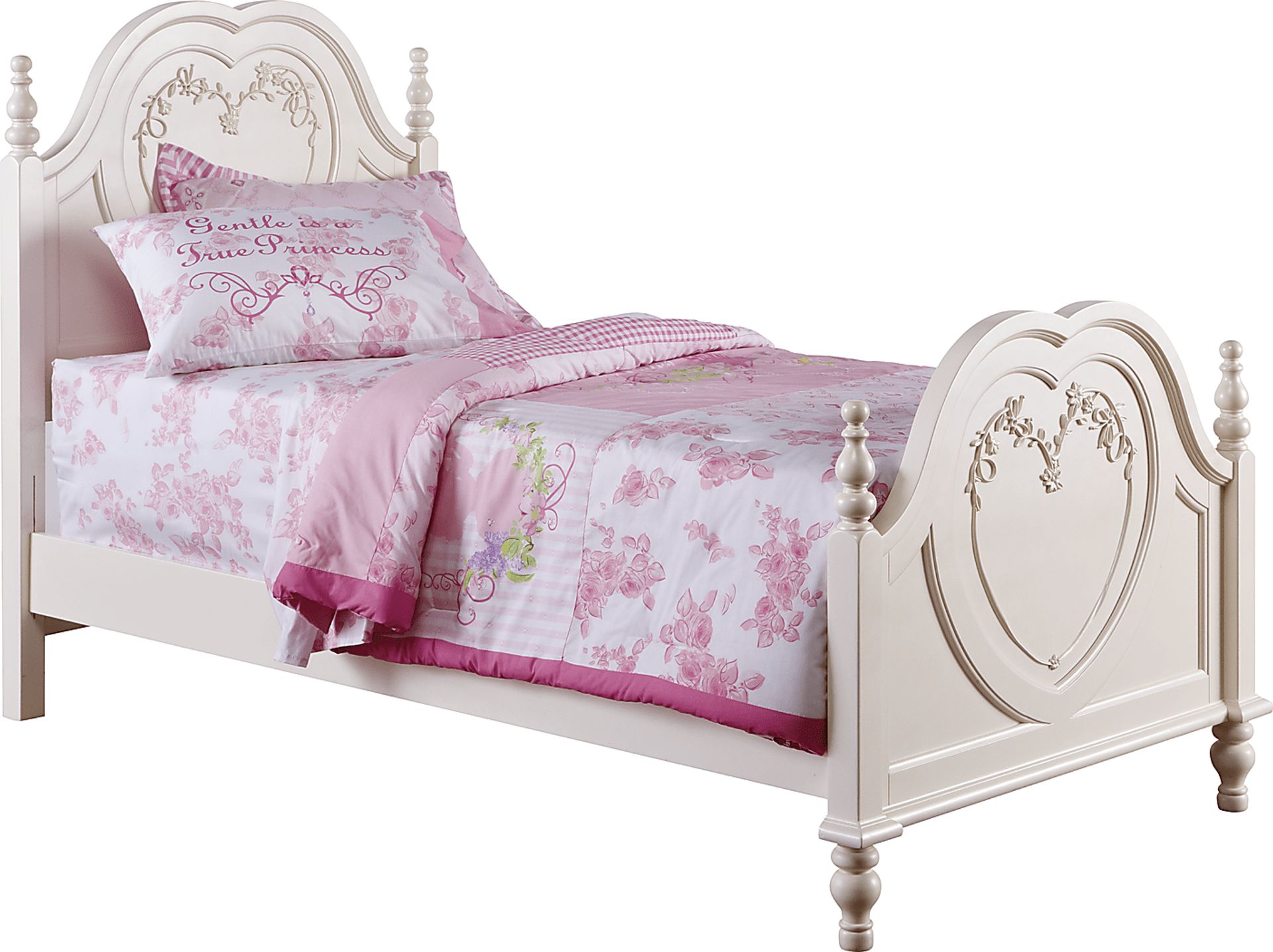 Disney Princess Pearl Twin 3 Pc Panel Bed - Image 1