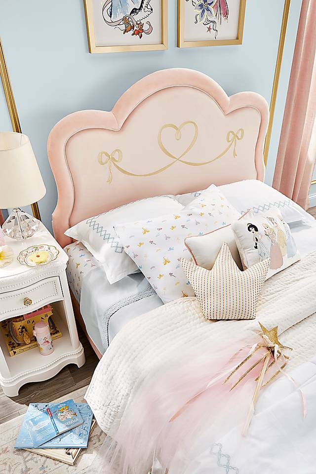 Disney Princess Pink Full Upholstered Bed - Thumbnail - Image 4
