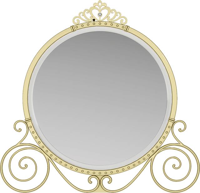 Disney Princess Royal Gold Carriage Mirror - Thumbnail - Image 1