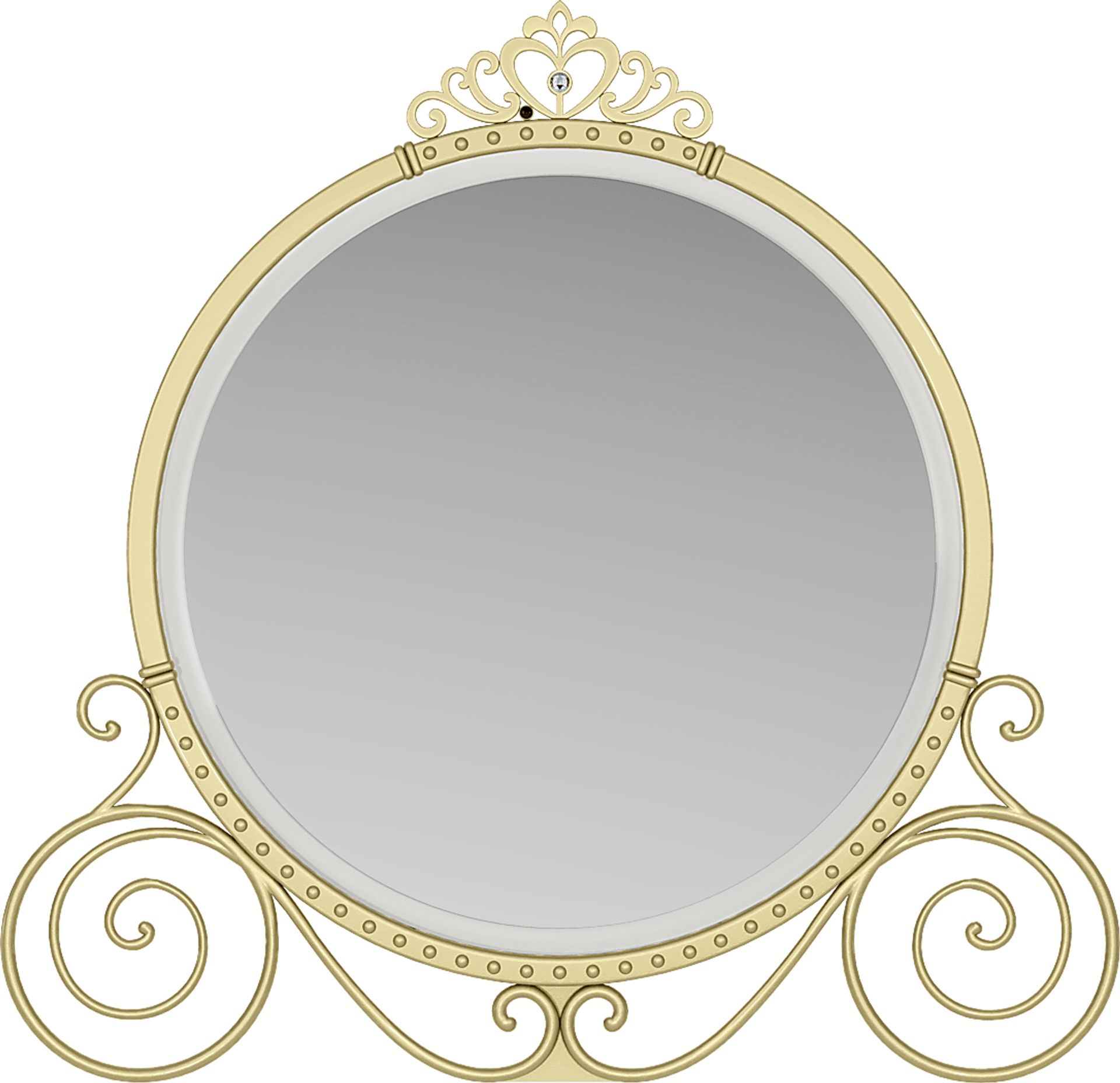 Disney Princess Royal Gold Carriage Mirror - Image 1