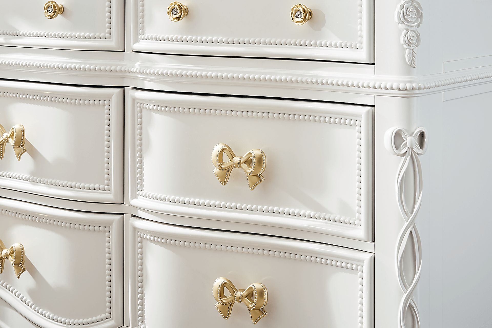 Disney Princess Sparkle White Twin Castle Storage Bedroom - Image 14